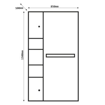 Rottner Waffenschrank EN0 SPORT N6 Premium Doppelbartschloss grün T04924